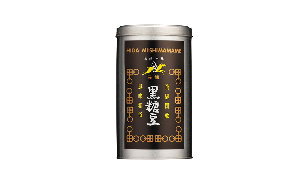 黒糖豆 レトロ缶（大）