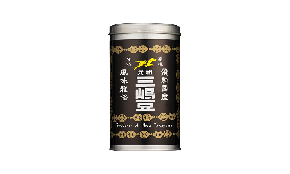 三嶋豆 レトロ缶（大）